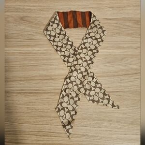 Coach Silk Headband Scarf